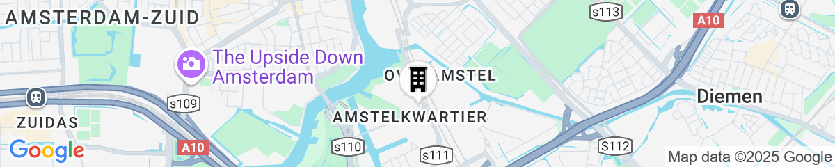 Map for Ruby Emma Hotel Amsterdam