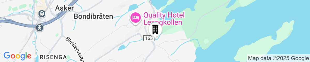 Map for Thon Hotel Vettre