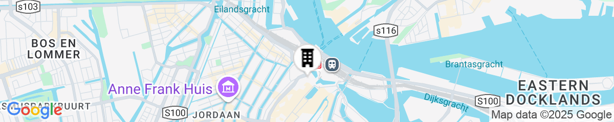 Map for art'otel Amsterdam powered by Radisson Hotels