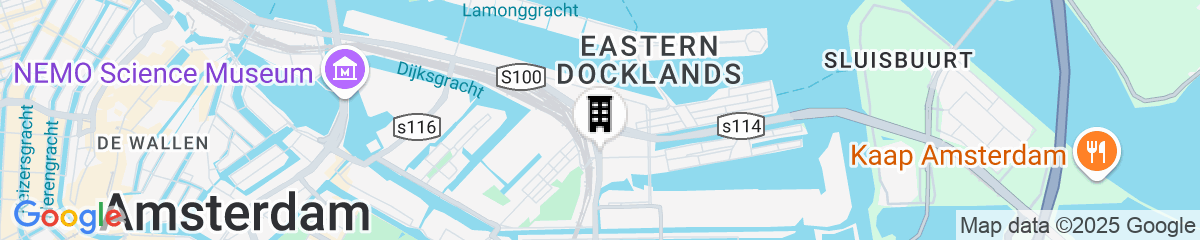 Map for Hampton by Hilton Amsterdam Centre East