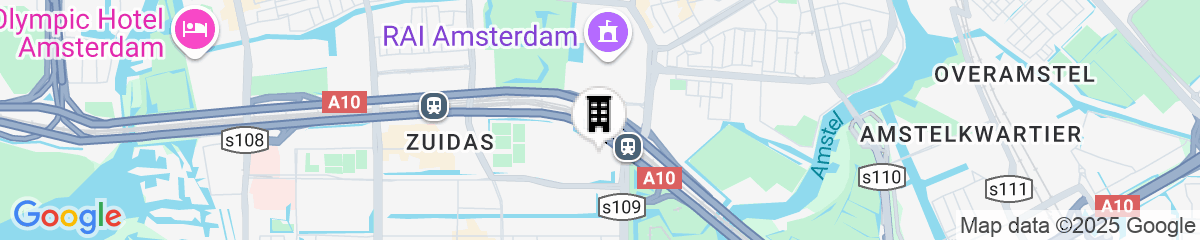 Map for Van der Valk Hotel Amsterdam Zuidas