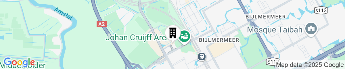 Map for Jaz in the City Amsterdam