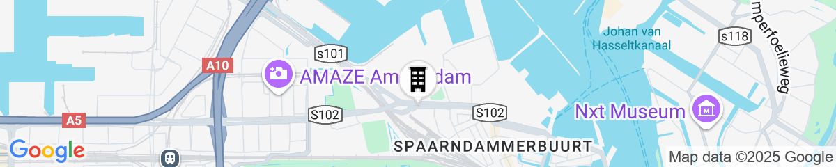 Map for WestCord Art Hotel Amsterdam 3