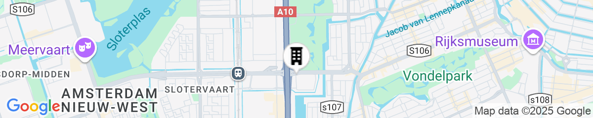 Map for WestCord Fashion Hotel Amsterdam