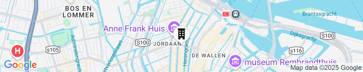 Map for Hotel Clemens Amsterdam