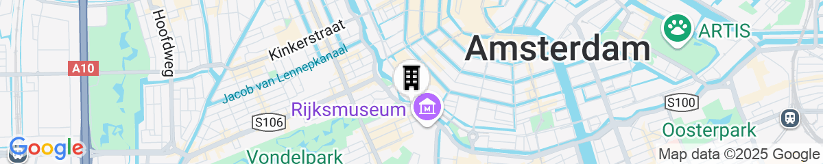 Map for Park Centraal Amsterdam, part of Sircle Collection