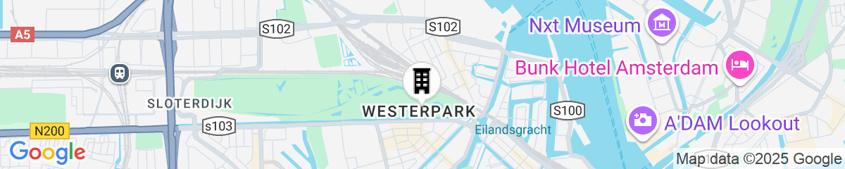 Map for Conscious Hotel Westerpark