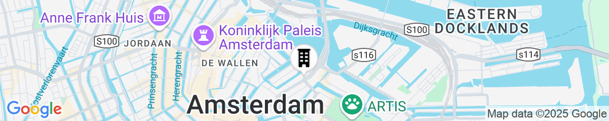 Map for Holiday Inn Express Amsterdam - City Hall by IHG