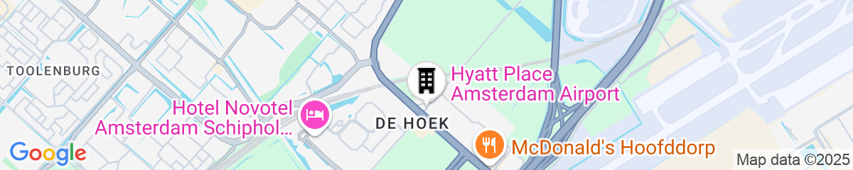 Map for Hyatt Place Amsterdam Airport