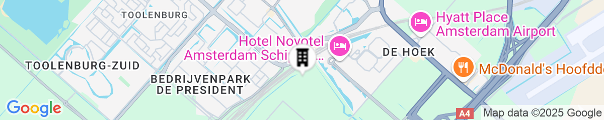 Map for  Intercityhotel Amsterdam Schiphol Airport