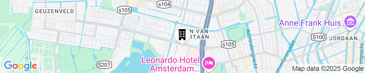 Map for The Social Hub Amsterdam West 4