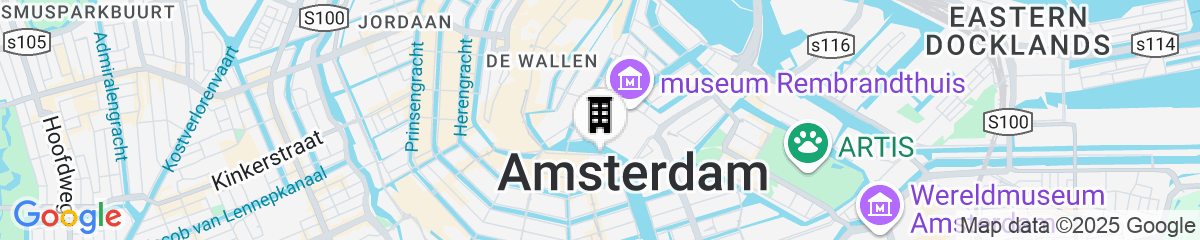 Map for Eden Hotel Amsterdam