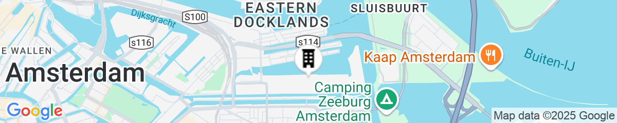Map for Holiday Inn - the niu, Fender Amsterdam by IHG