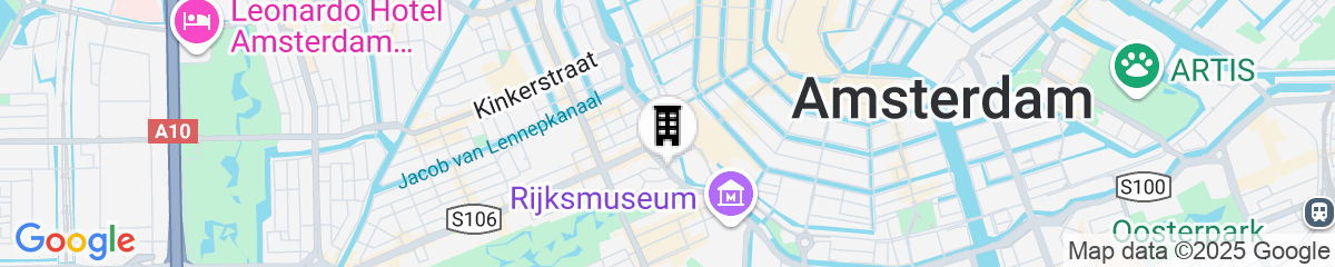 Map for Amsterdam Marriott Hotel