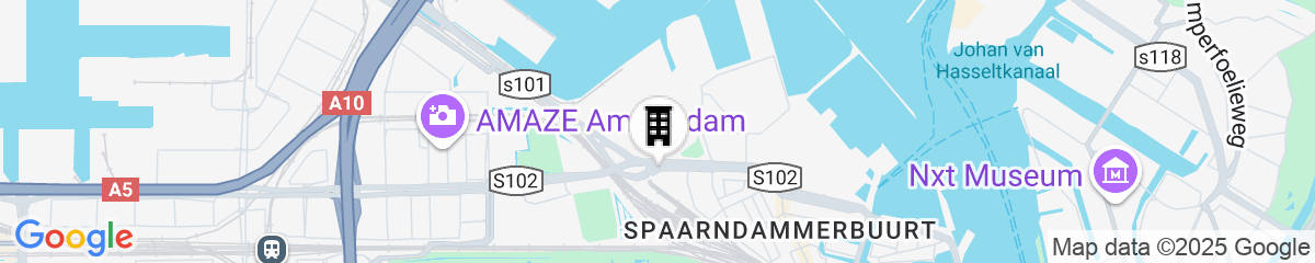 Map for Westcord Art Hotel Amsterdam 4