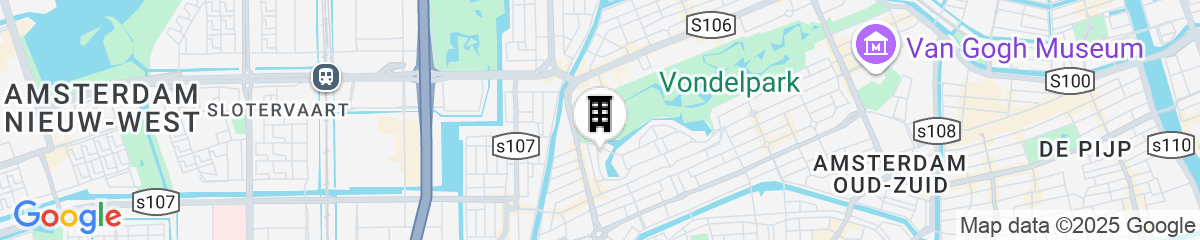 Map for Dutch Design Hotel Vondelpark
