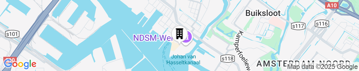 Map for DoubleTree by Hilton Hotel Amsterdam - NDSM Wharf