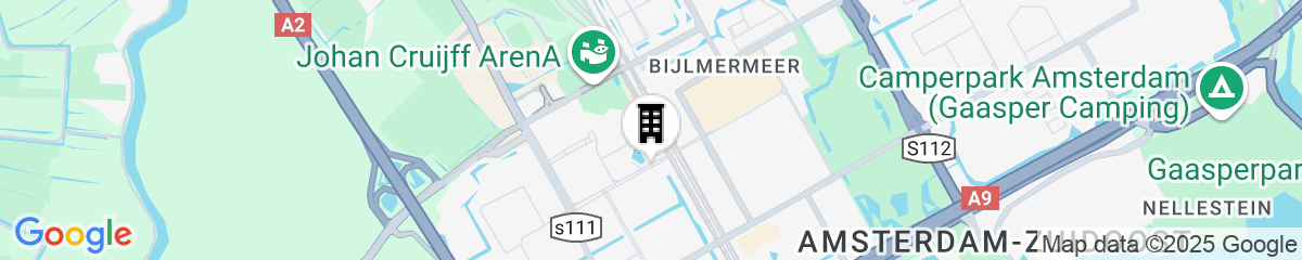 Map for Courtyard Amsterdam Arena Atlas