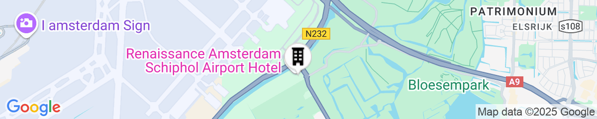 Map for Renaissance Amsterdam Schiphol Airport Hotel