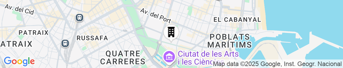 Map for Intelier Core Suites Valencia