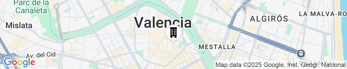 Map for Room Mate Helen Berger – City Centre, Valencia