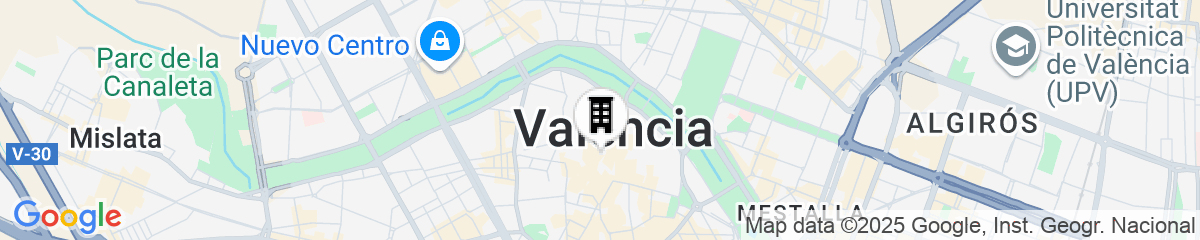 Map for The Valentia Corretgería