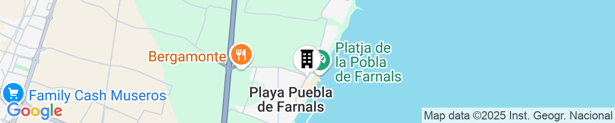 Map for ESTIMAR Marina Farnals