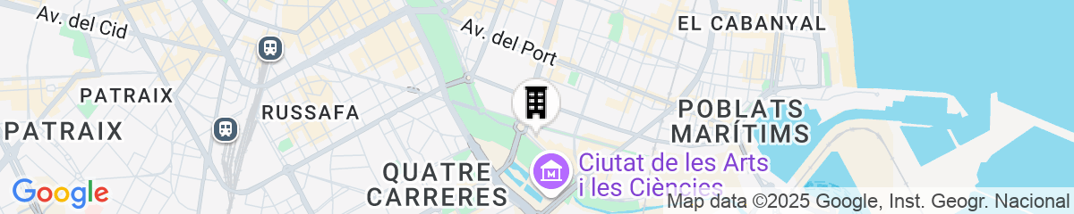 Map for Sercotel Valencia Alameda 41