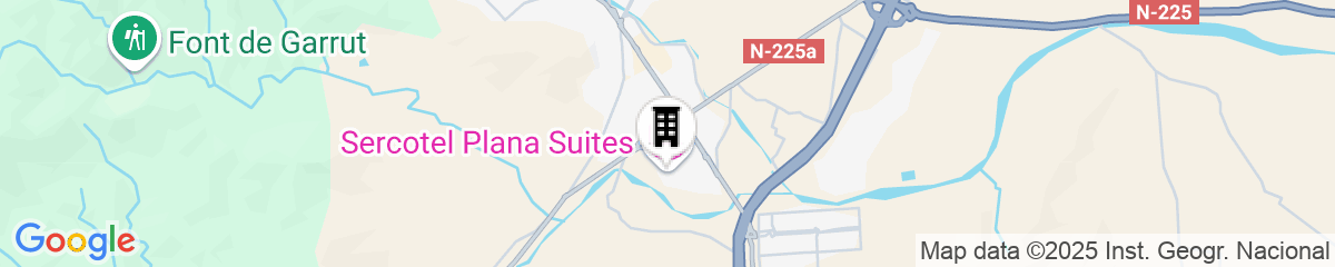 Map for Hotel Sercotel Plana Suites