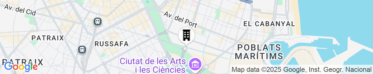 Map for Barcelo Valencia Hotel