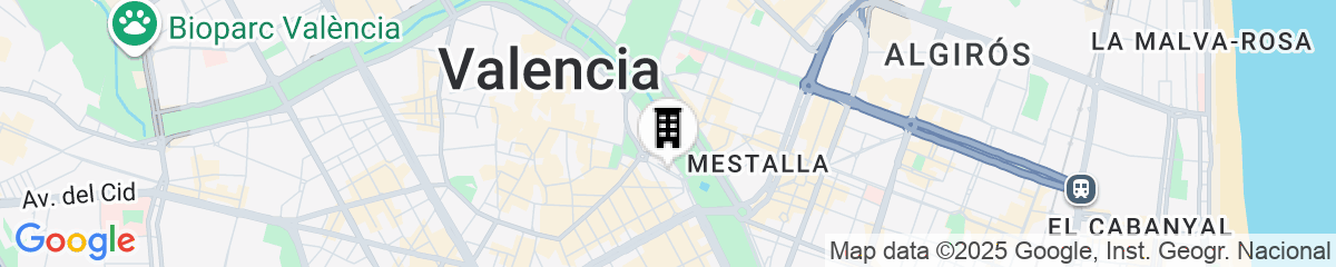 Map for Hospes Palau de la Mar, Valencia, a Member of Design Hotels