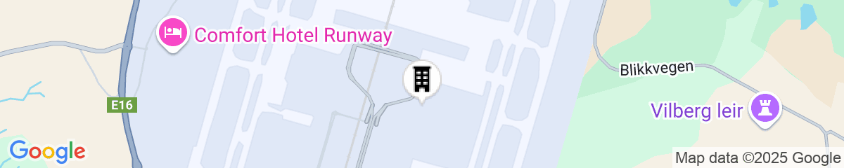 Map for Radisson Hotel & Conference Centre Oslo Airport