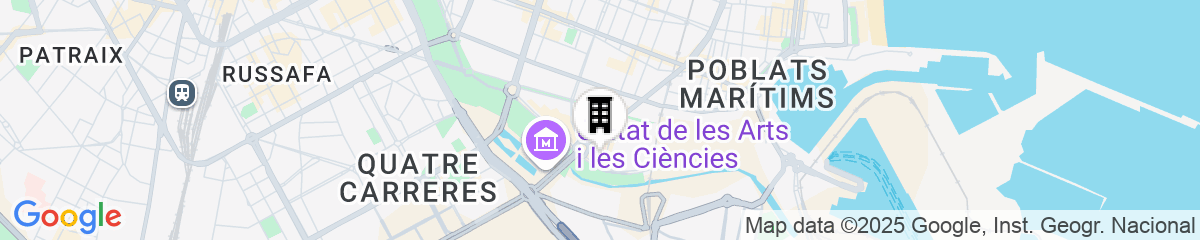 Map for Hotel ILUNION Aqua 4