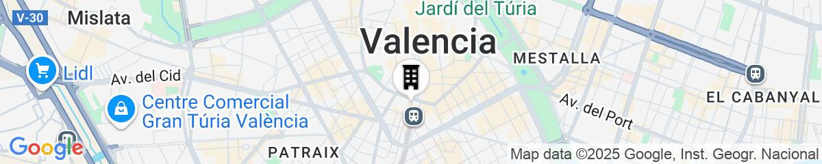 Map for Hotel Zenit Valencia