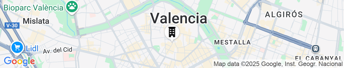 Map for Valencia Luxury - Boutique Center