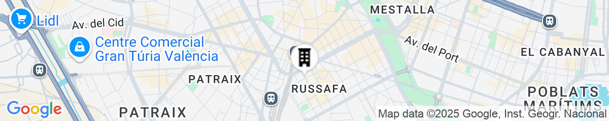 Map for Petit Palace Ruzafa Hotel