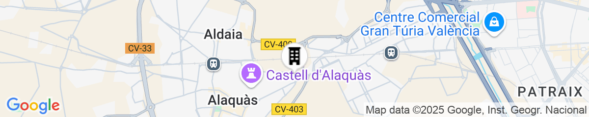 Map for Hotel Plaza Alaquas