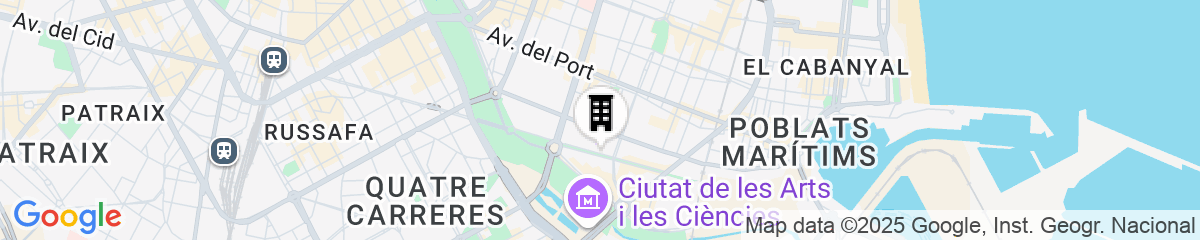 Map for Hotel Valencia Center