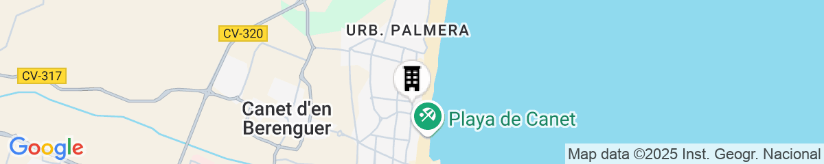 Map for Hotel AGH Canet