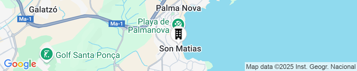 Map for Apartamentos Calablanca