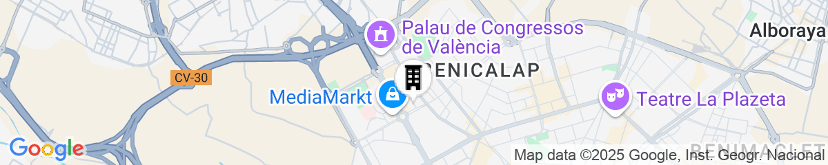 Map for Hotel ILUNION Valencia 4