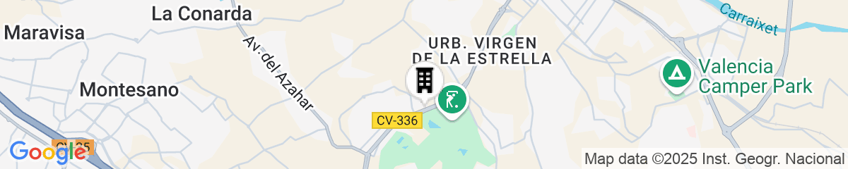 Map for Hotel Ad Hoc Parque Golf