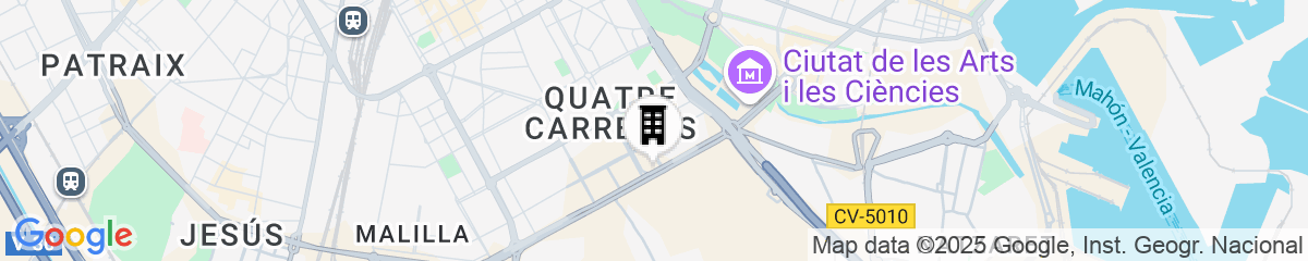 Map for Holiday Inn Express Valencia Ciudad de las Ciencias by IHG