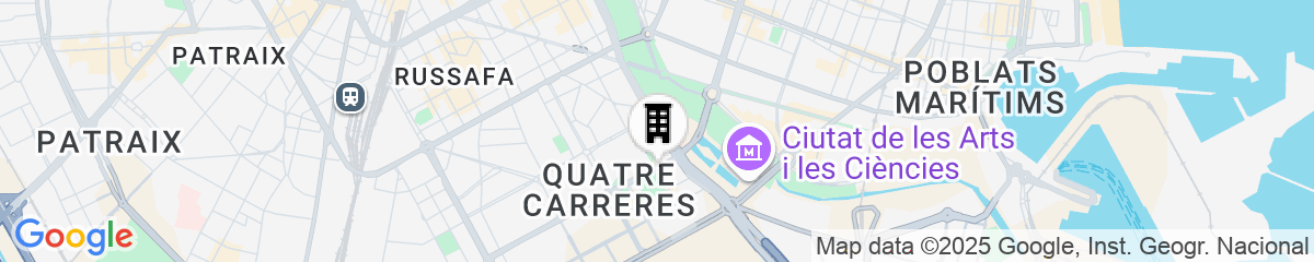 Map for NH Valencia Las Ciencias Hotel