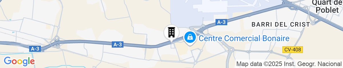 Map for Hotel Xon's Valencia