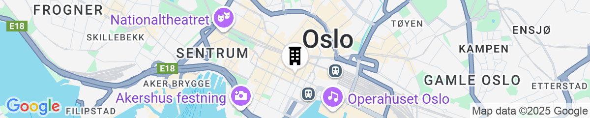 Map for Citybox Oslo