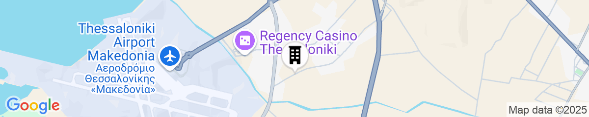 Map for Hyatt Regency Thessaloniki