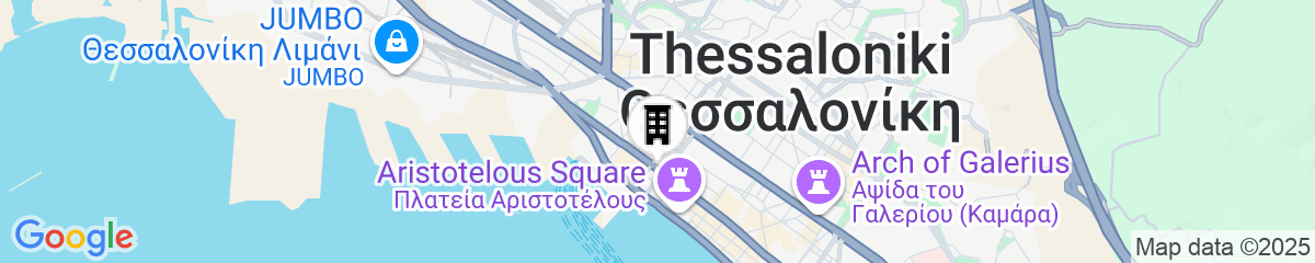 Map for Colors Urban Hotel Thessaloniki