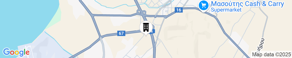 Map for Avalon Airport Hotel Thessaloniki