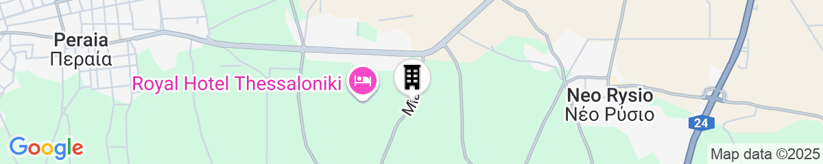 Map for Ambassador Hotel Thessaloniki